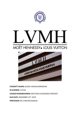 LVMH - 2019 Environmental Responsibility Report