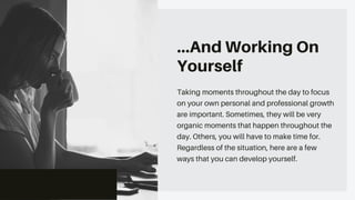 Alexi Harding | Important Self-Development Activities to Make Time For