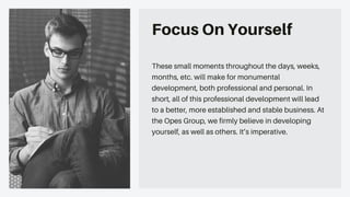 Alexi Harding | Important Self-Development Activities to Make Time For