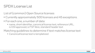 Spdx SFScon 22 - Alexios Zavras - Software Bills of Materials (SBOM).pdf