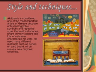 Alexis Akrithakis Famous Greek Artist | PPT