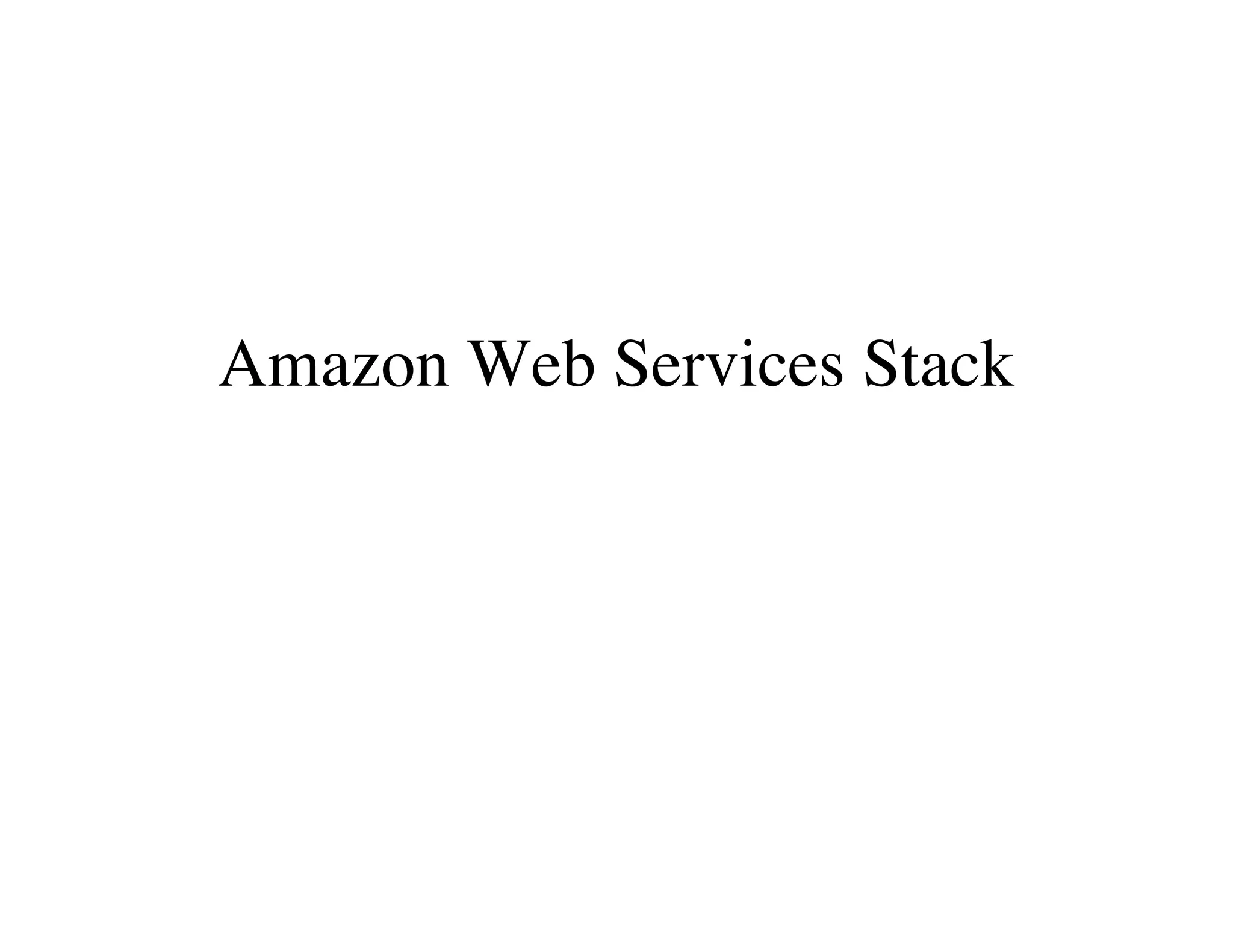How to run your startup on Amazon Web Services, by Alex Iskold