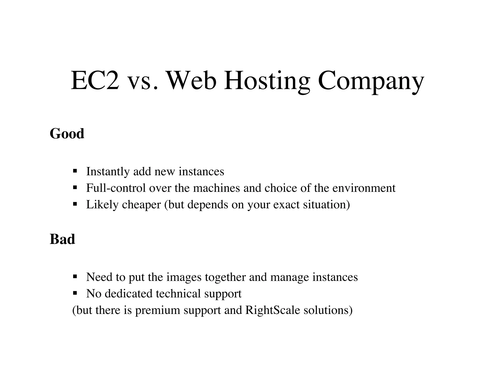 How to run your startup on Amazon Web Services, by Alex Iskold