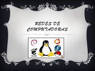REDES DE
COMPUTADORAS

 