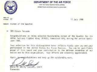 Alexis Terzado US Air Force