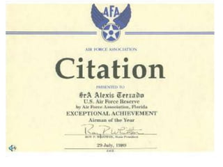 Alexis Terzado US Air Force