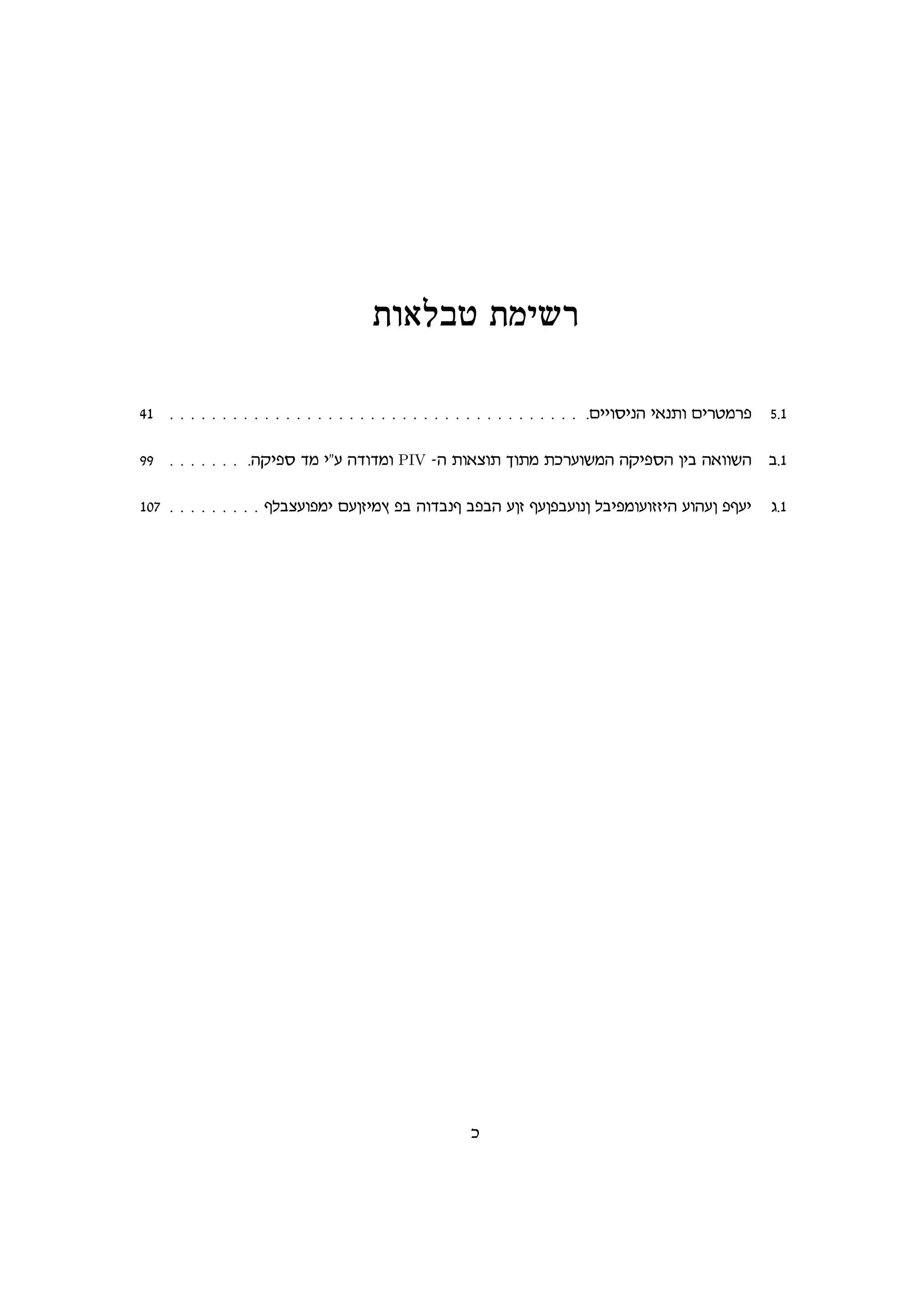 ze‘lah zniyx
41 . . . . . . . . . . . . . . . . . . . . . . . . . . . . . . . . . . . . . . . .miieqipd i‘pze mixhnxt 5.1
99 . . . . . . . .dwitq cn ir dcecne PIV -d ze‘vez jezn zkxreynd dwitqd oia d‘eeyd a.1
107 . . . . . . . . . slavretni mrofinu ta decaps atad rof srotarepo laitnereffid redro tsri b.1
k
 