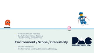 Environment / Scope / Granularity
•
•
•
•
 