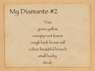 My Diamante #2 Tree green yellow canopy root leaves rough bark brown tall colour beautiful brunch small bushy  shrub  