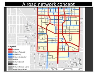 A road network concept
 