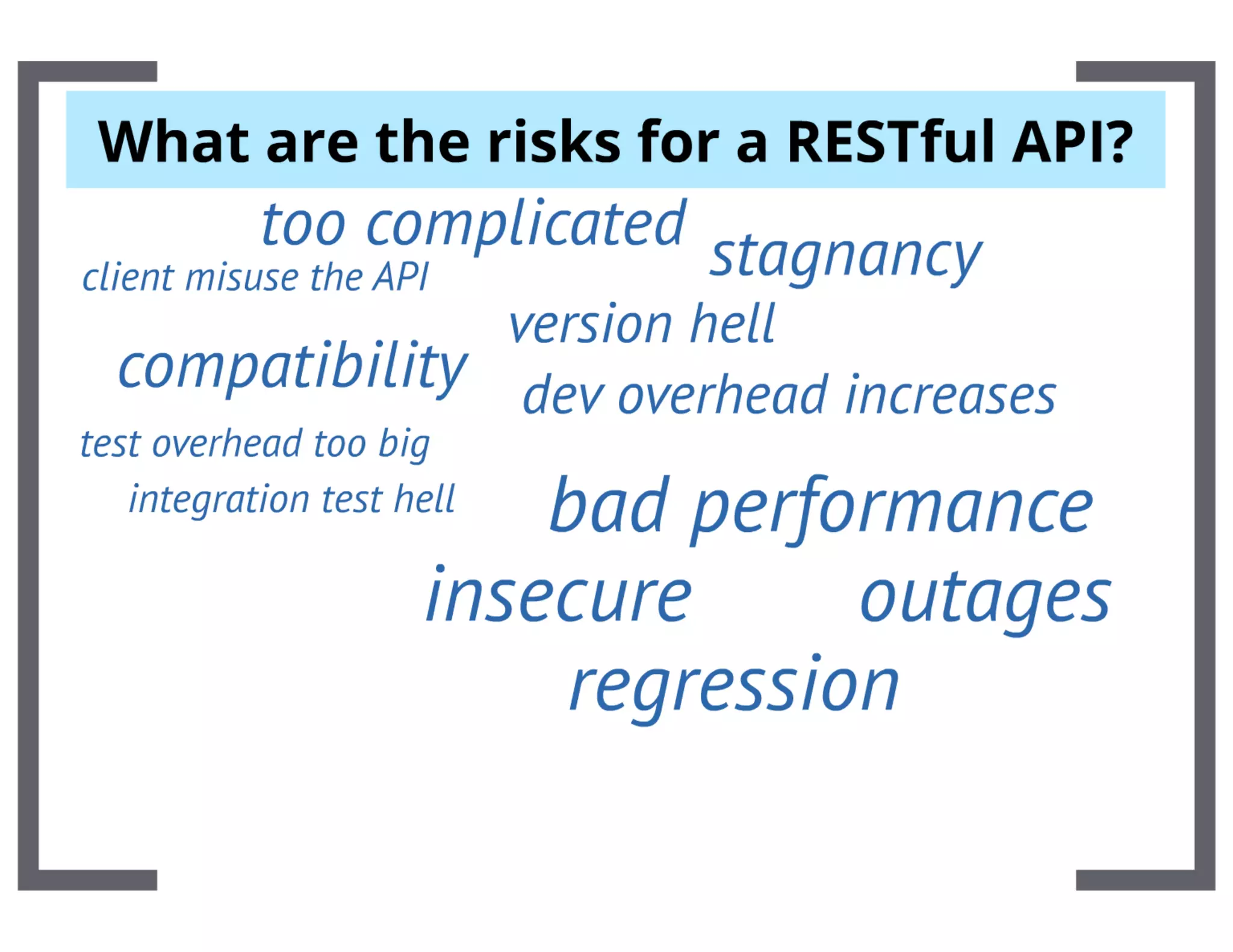 Ripening of a RESTful API