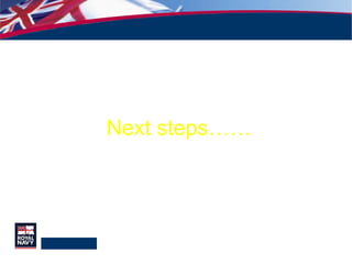 Next steps…… 