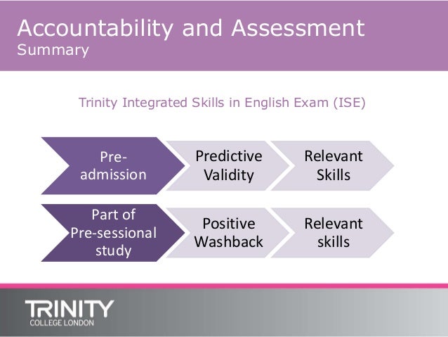 Accountability and Assessment - What can Tests tell you? by Alex Thorp