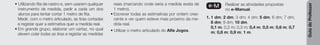 Guia
do
Professor
• Utilizando fita de nastro e, sem usarem qualquer
instrumento de medida, pedir a cada um dos
alunos para tentar cortar 1 metro de fita.
Medir, com o metro articulado, as tiras cortadas
e registar quer a estimativa quer a medida real.
• Em grande grupo, elaborar um cartaz, no qual
devem colar todas as tiras e registar as medidas
reais (marcando onde seria a medida exata de
1 metro).
• Escrever todas as estimativas por ordem cres-
cente e ver quem esteve mais próximo da me-
dida real.
• Utilizar o metro articulado do Alfa Jogos.
e-M Realizar as atividades propostas
no e-Manual.
1. 1 dm; 2 dm; 3 dm; 4 dm; 5 dm; 6 dm; 7 dm;
8 dm; 9 dm; 10 dm.
0,1 m; 0,2 m; 0,3 m; 0,4 m; 0,5 m; 0,6 m; 0,7
m; 0,8 m; 0,9 m; 1 m.
 