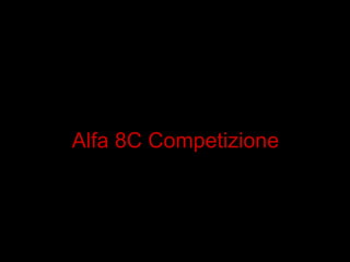 Alfa 8C Competizione 