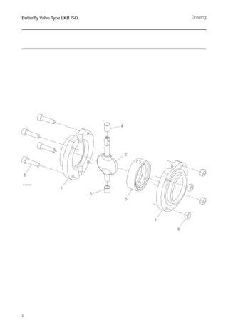2
Drawing
Butterfly Valve Type LKB ISO
 