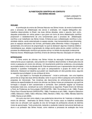 ENSAIO – Pesquisa em Educação em Ciências                            Volume 03 / Número 1 – Jun. 2001




                ...