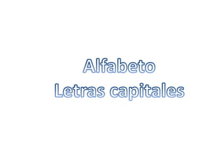 Alfabeto Capitales