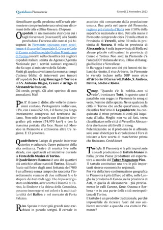 Giovedì 2 Novembre 2023
identificare quella prodotta nell’areale pie-
montese comprendente una selezione di co-
muni delle...