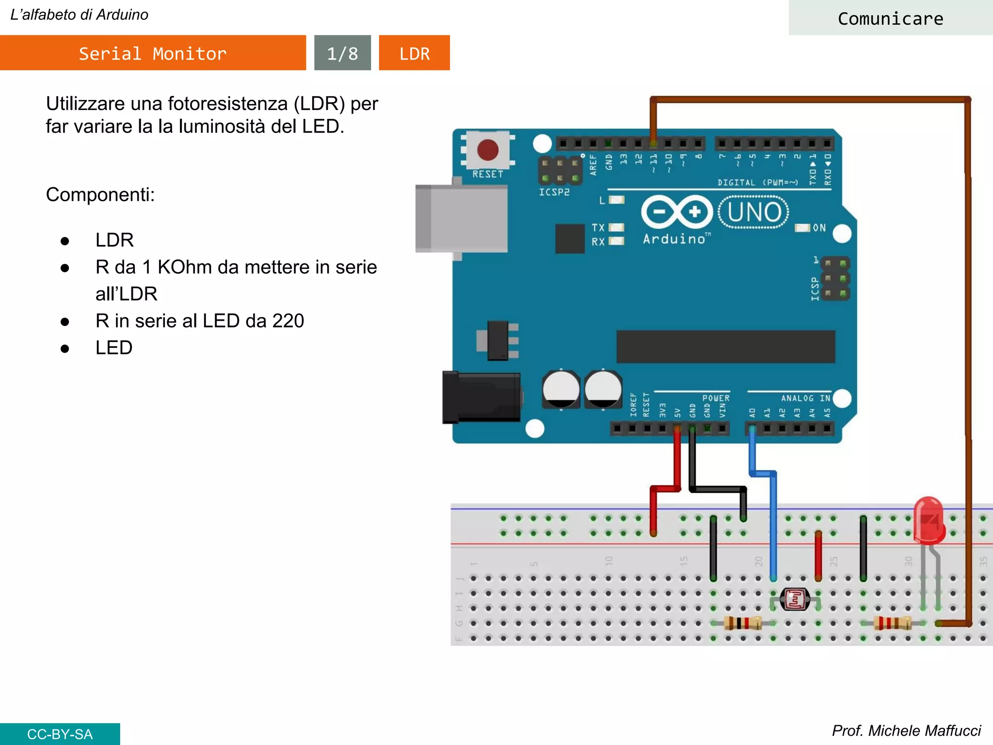 Alfabeto di Arduino - lezione 3 | PDF