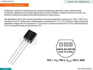 SENSORE DI TEMPERATURA ANALOGICO TMP36