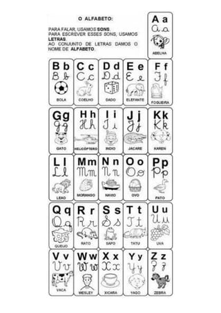 Alfabeto ilustrado (caderno do professor)
