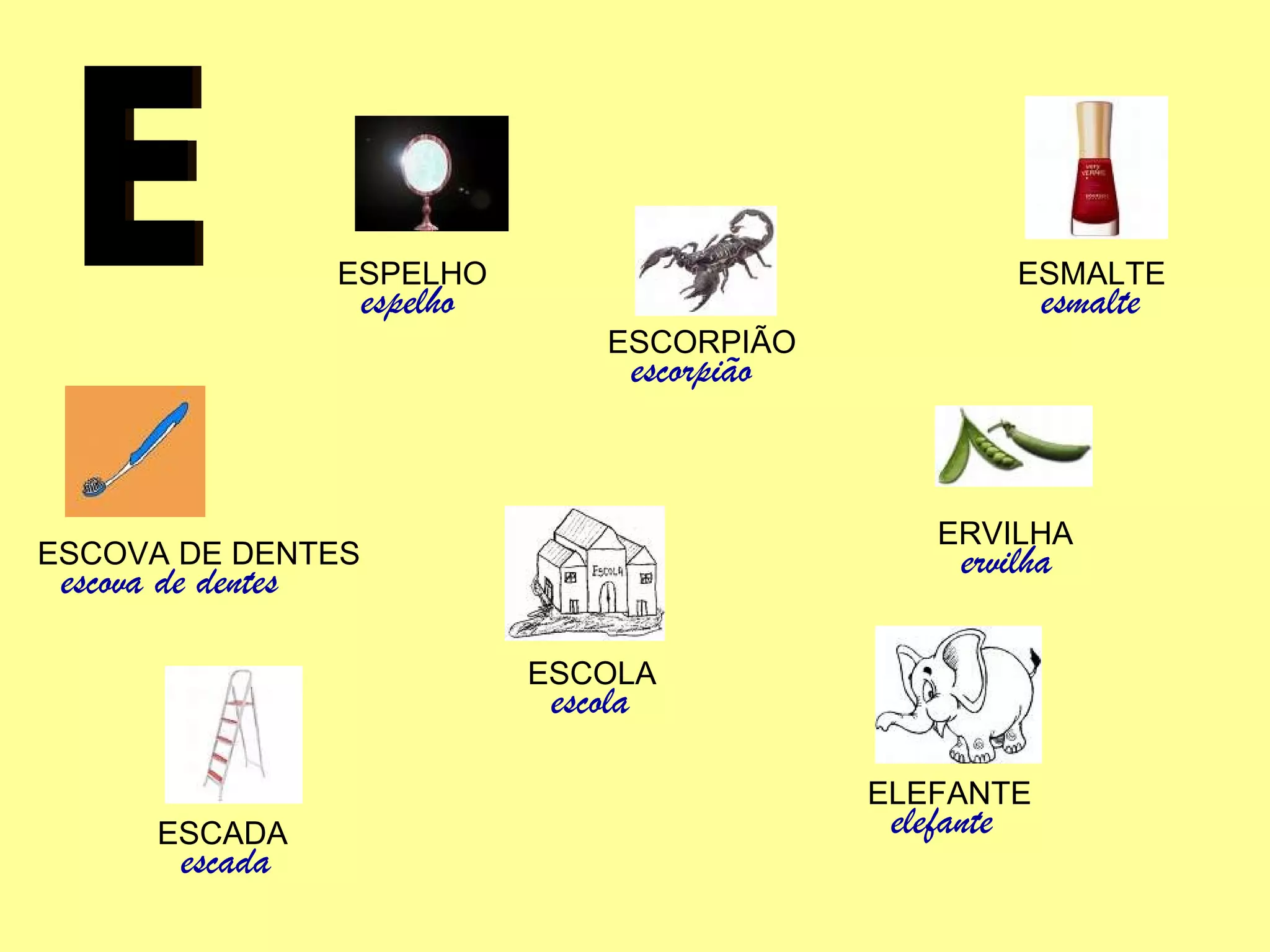 Alfabeto letras objetos | PPS