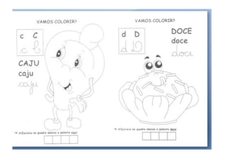 Alfabeto para colorir