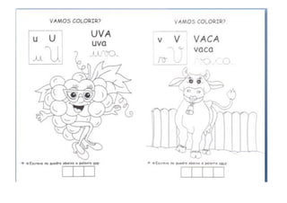 Alfabeto para colorir