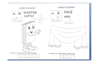 Alfabeto para colorir