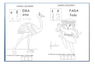 Alfabeto para colorir