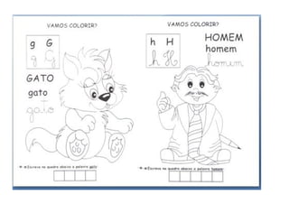 Alfabeto para colorir