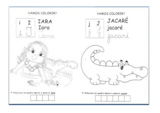 Alfabeto para colorir