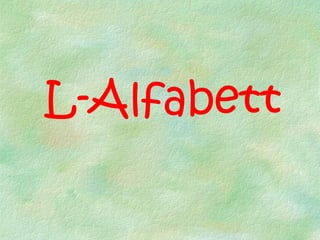 L-Alfabett 