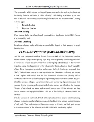 Sbp Cheque Alfalah bank ltd | DOC