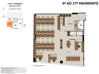 3º AO 17º PAVIMENTO
 