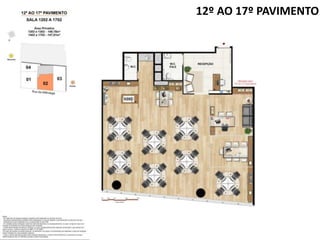 12º AO 17º PAVIMENTO
 