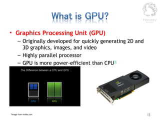 Heterogeneous Parallel Computing with GPU | PPTX