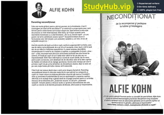 Alfie Kohn - Parenting Neconditionat