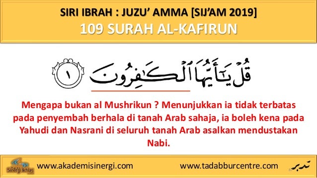 Tafsir Ringkas Tujuh Surah Mendefinisi Sirah Nabawiyah