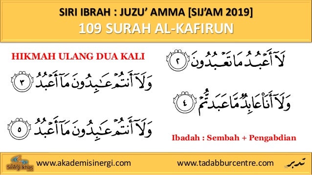 Tafsir Ringkas Tujuh Surah Mendefinisi Sirah Nabawiyah