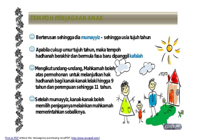 Al Fiqh Alislami Nafaqah Hadhanah