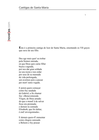 Alfonso X   Cantigas De Santa Maria