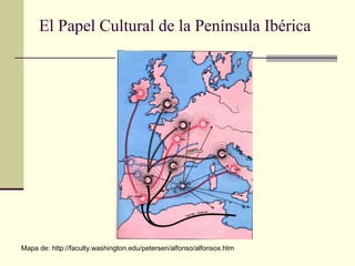 El Papel Cultural de la Península Ibérica

Mapa de: http://faculty.washington.edu/petersen/alfonso/alfonsox.htm

 