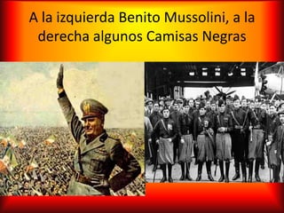 Finalmente se produjo una revolución social que asustó a los conservadores.Personas muertas por las calles de Italia