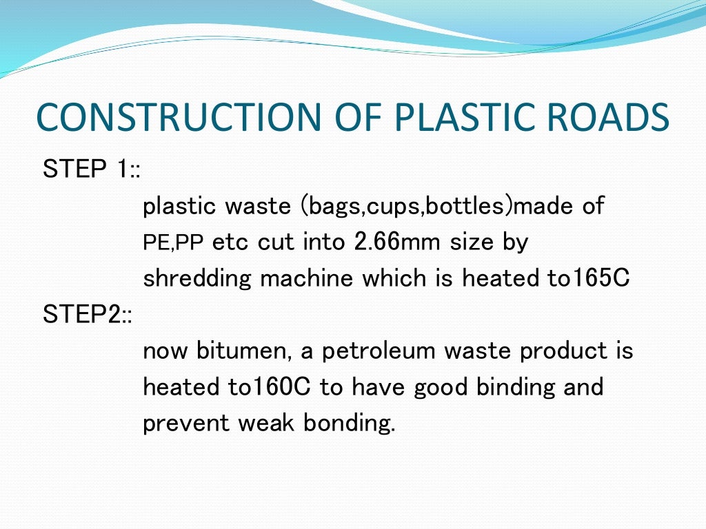 plastic roads