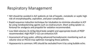ALF PPT for Liver patients ( ACUTE LIVER FAILURE) | PPTX