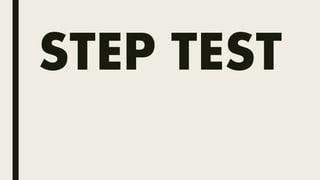 Field Tests | PPTX