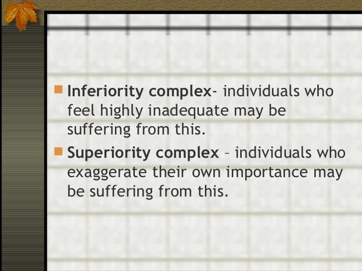 Inferiority And Superiority Complex Adler – EXXUHB