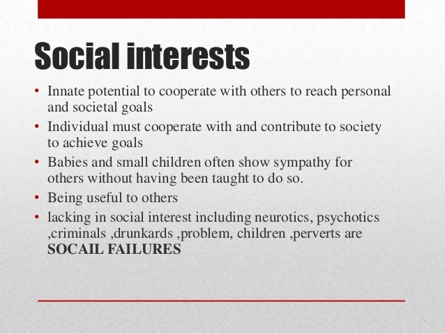 personal interest examples